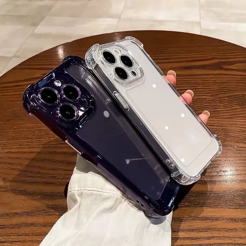 Casing Silikon Armor Shockproof Untuk iPhone 14 13 12 11 Pro Max 14 Plus
