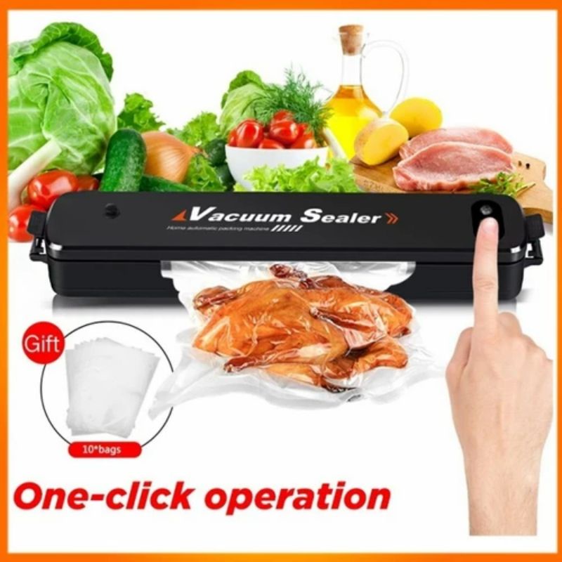 Vacum Sealler Alat Pres Presan Plastik Makanan Snack Press Kemasan