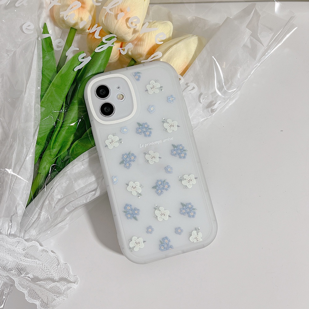 Soft Case Motif Bunga Untuk Vivo Y20 Y20A Y20i Y12S Y95 Y93 Y91 Y91i Y11 Y12 Y17 Y21 Y21S Y15A Y33S Y85 V9 Y19 Y5S Y55 Y7530