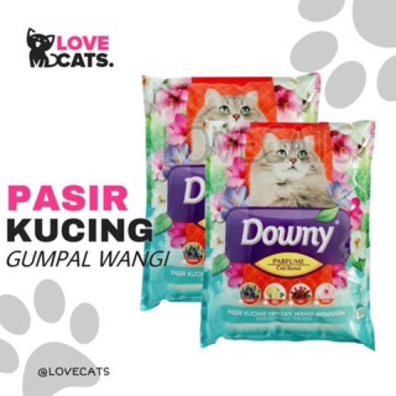 Pasir Kucing Gumpal Wangi DOWNY 5,5liter