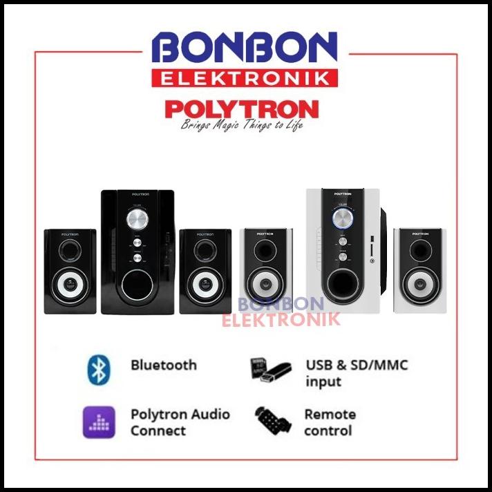 Polytron Pma 9320 Bluetooth Multimedia Speaker Radio Fm / Pma9320