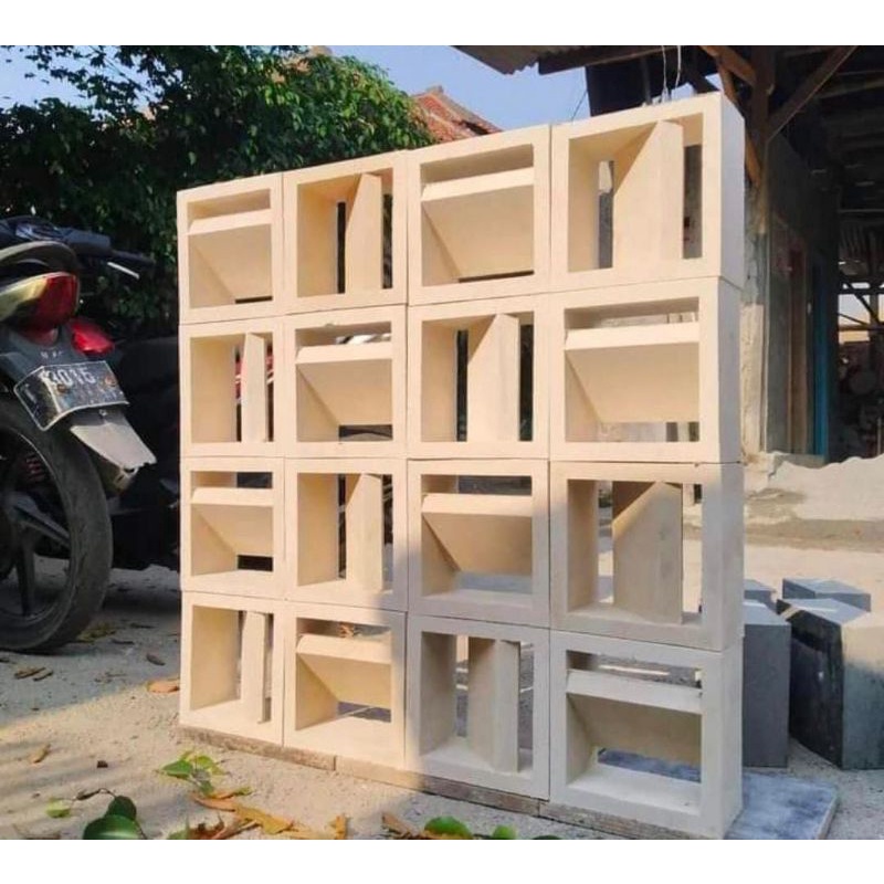 roster beton loster minimalis motif nako lb2 putih