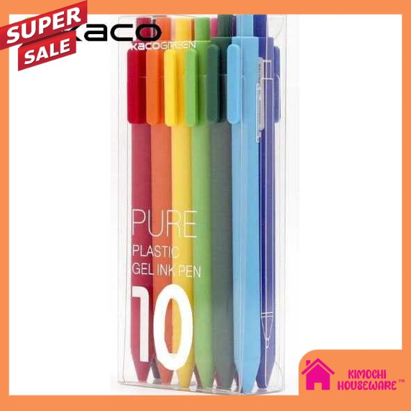 

Pena Candy Gel Pen Pena Pulpen Bolpoin 0.5mm 10PCS (Colorful Ink) Premium Quality