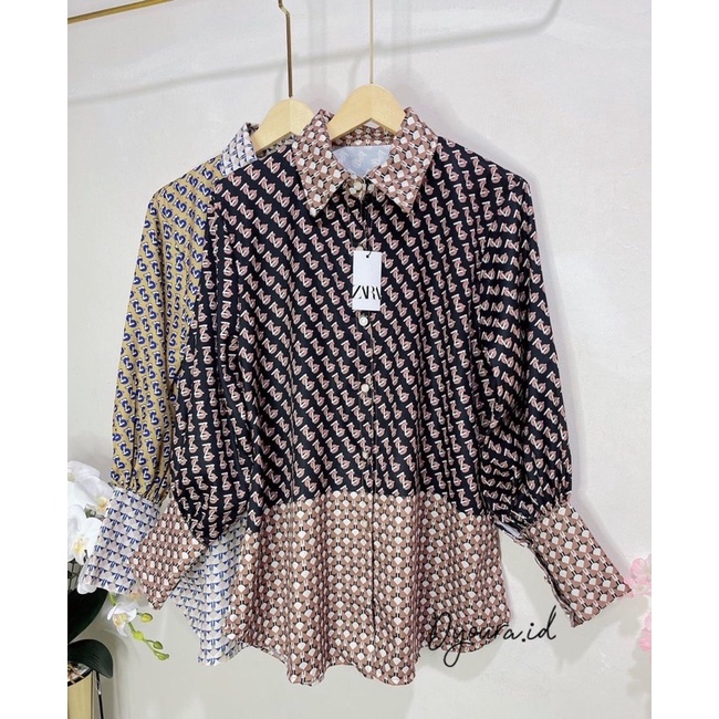 KEMEJA IMPORT/KEMEJA SHIREEN ZASKIA // KEMEJA WANITA // KEMEJA IMPORT BANGKOK // TUNIK BANGKOK // ATASAN KEMEJA WANITA // KEMEJA KERJA // Shireen Shirt ( kemeja import VIRAL )/ TUNIK BANGKOK SILK