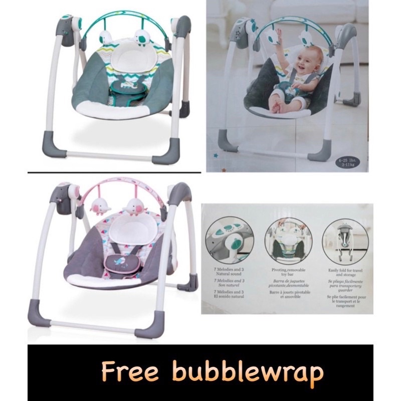 NEW Segel belum pernah dibuka. Bouncer Ayunan Bayi Elektrik CocoLatte Weeler Deluxe Portable Swing b
