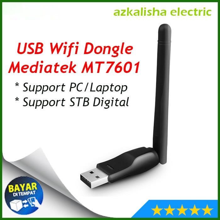 Mediatek MT7601 USB Dongle Wifi Receiver Adapter 150Mbps - Untuk PC Laptop STB DVB-T2