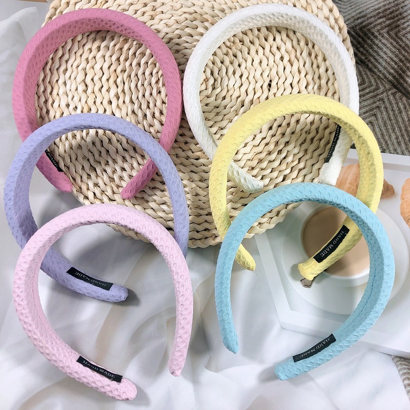 GO! BD976 BANDO POLOS MODEL ALA KOREA CLOUD KOREAN HEADBAND BANDANA EMPUK PASTEL HAIR BAND