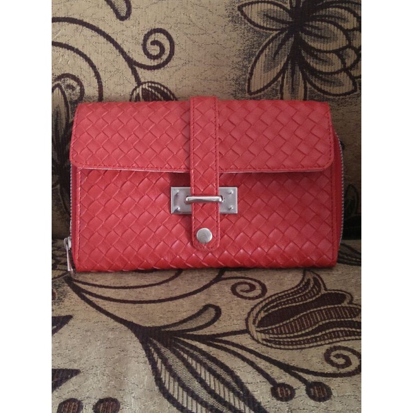 Dompet Panjang Wanita/Wallet Panjang CBR SIX/CBR SIX DOMPET WANITA MERAH