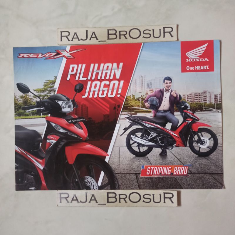 Poster brosur katalog flyer Honda Revo X/Revo Fit 2022