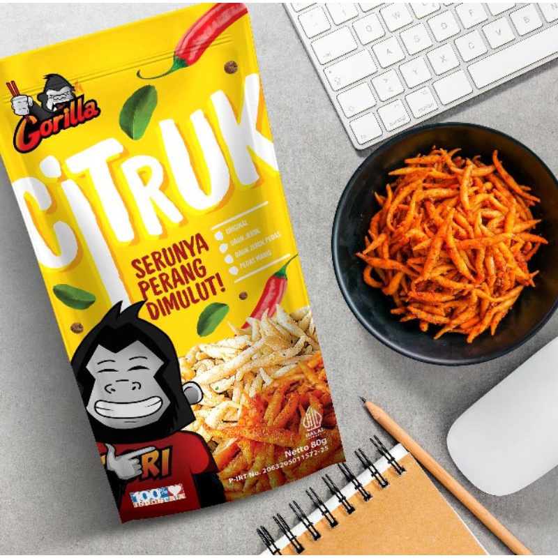 

Gorilla Citruk Aci Ngagetruk 80Gr Oroginal