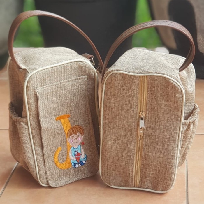 Souvenir Pouch Kanvas/Souvenir Baby/Souvenir Kantor/Souvenir Ultah