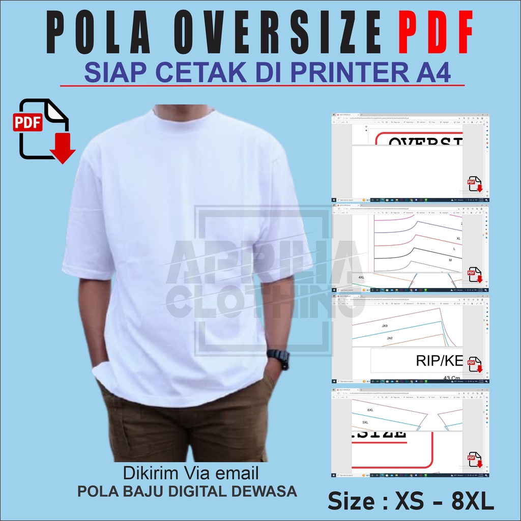POLA KAOS OVERSIZE PATRUN OVERSIZE PDF