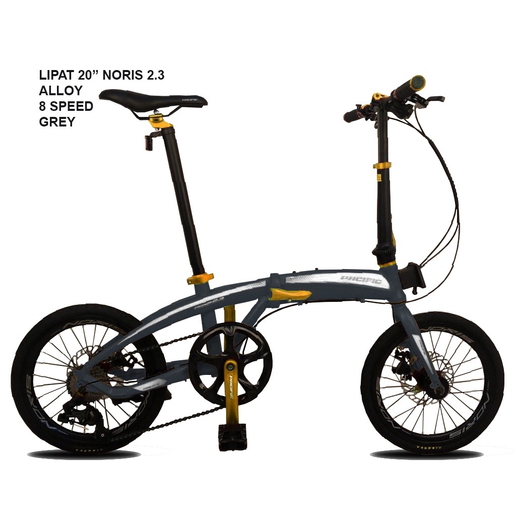 Sepeda lipat 20" noris 2.3 pacific/sepeda lipat 20 inch frame alloy