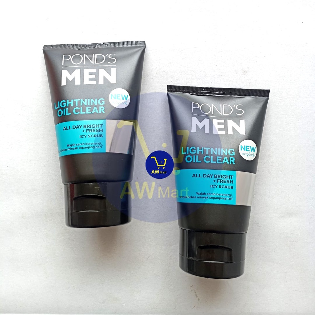 POND'S MEN LIGHTENING OIL CLEAR 100 GRAM - SABUN CUCI MUKA PONDS MEN