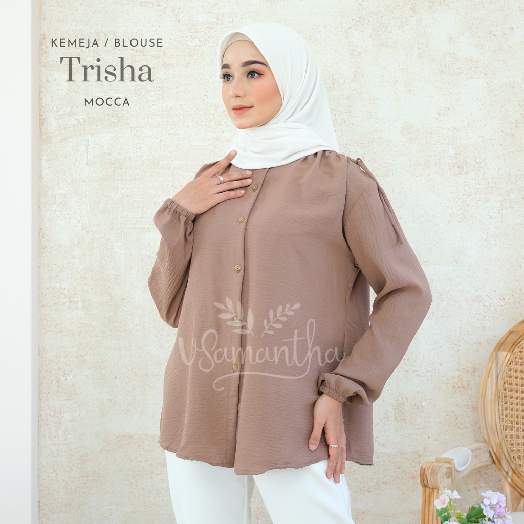 Blouse / Atasan Wanita / Kemeja Crinkle Airflow Trisha