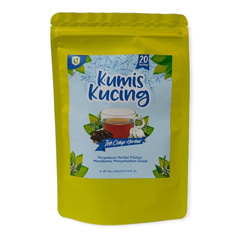 

Teh Kumis Kucing Teh Celup Herbal Kemasan Pouch PREMIUM Quality