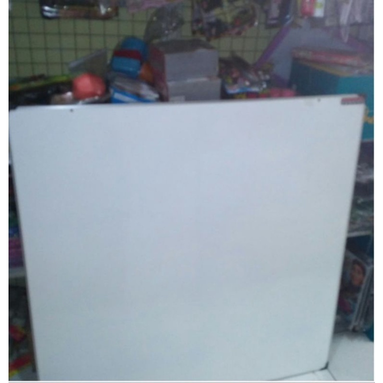 

Cemerlang White Board Non-magnet Single Face Size 120 x 120 cm/Papan tulis gantung.