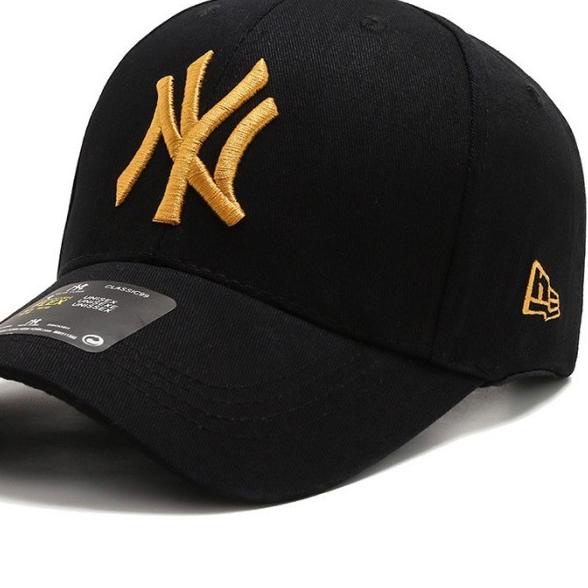TOPI NY LUCKY / TOPI NY ORI / TOPI ORIGINAL / TOPI IMPOR /TOPI NEW ERA - HITAMGOLD