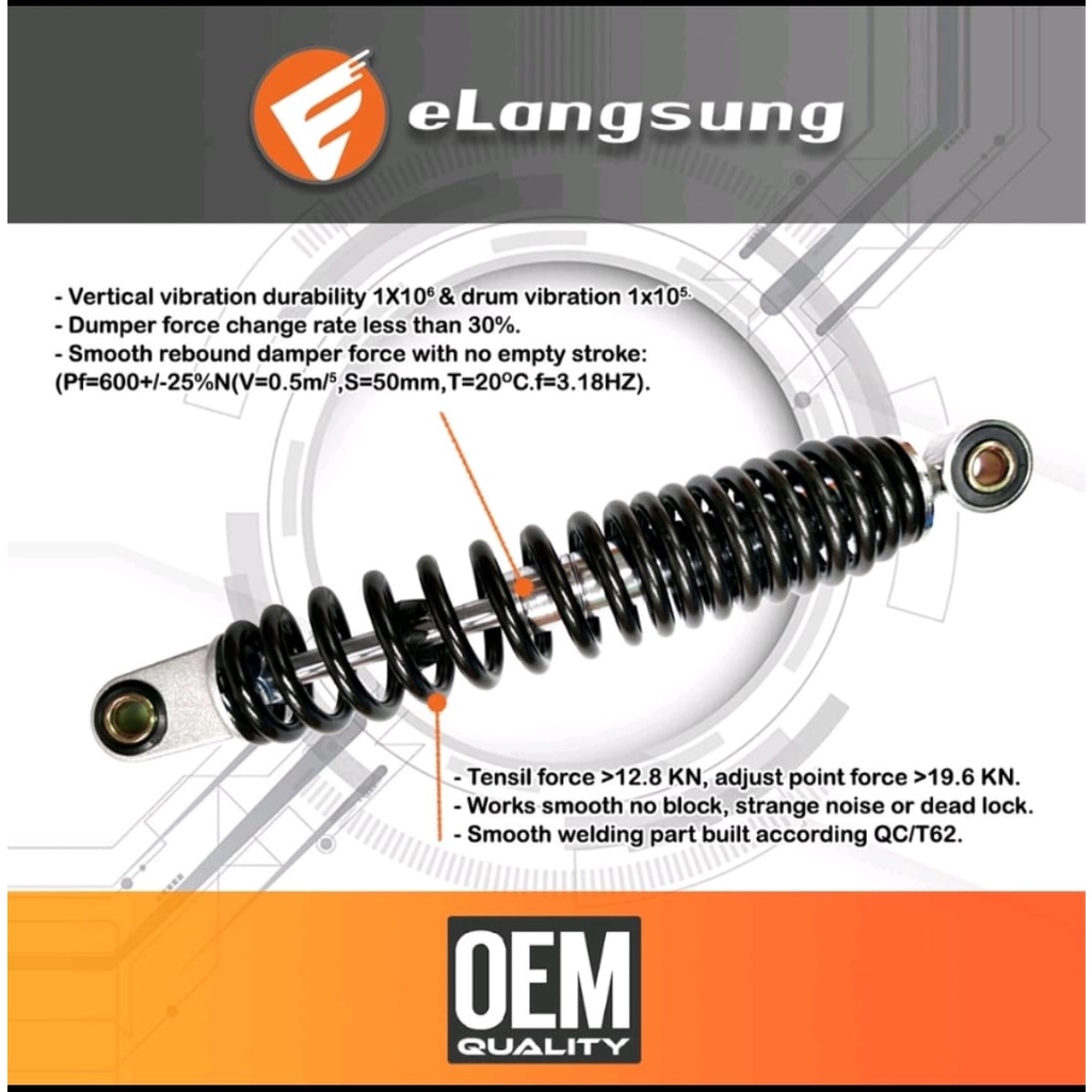 eLangsung Sokbreker Shockbreaker Vega ZR BERGARANSI 180 Hari