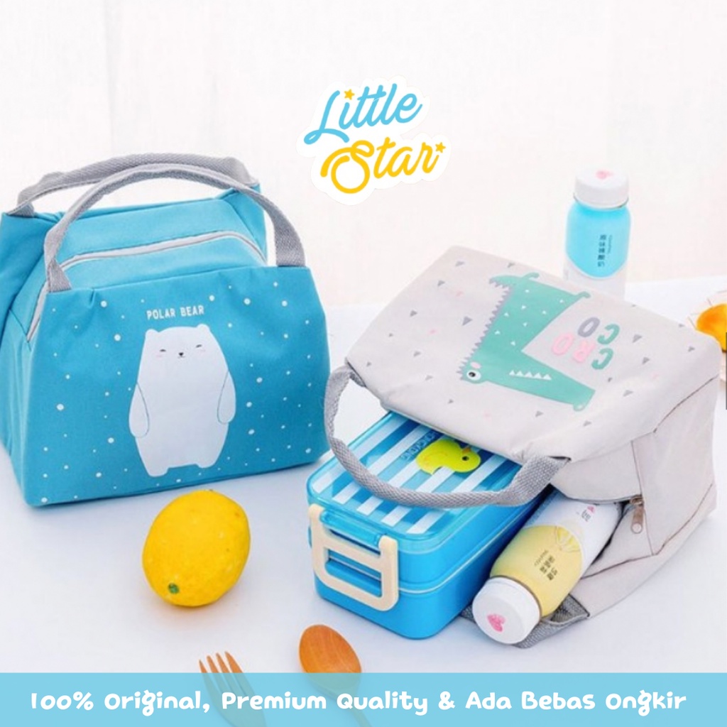 Tas Bekal Korea Anak Little Star Motif Karakter