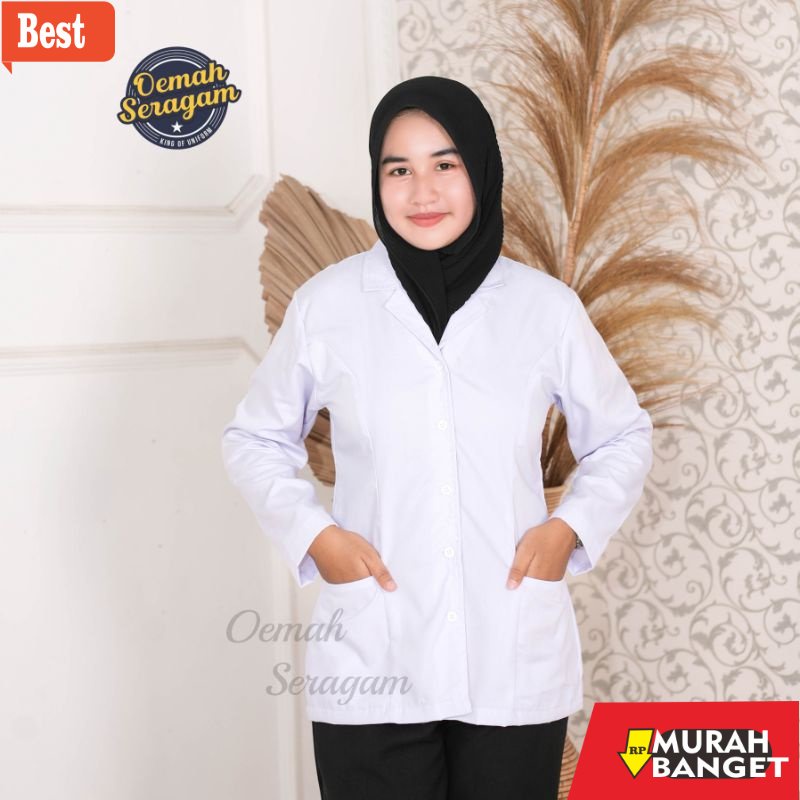 atasan wanita terbaru 2022 Baju Dinas Putih wanita Baju Putih PNS/ASN, Guru, PPL, PDH, Perawat, Bida