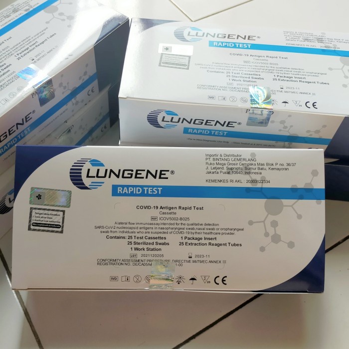 lungene biru alat swab antigen nasal mandiri satuan