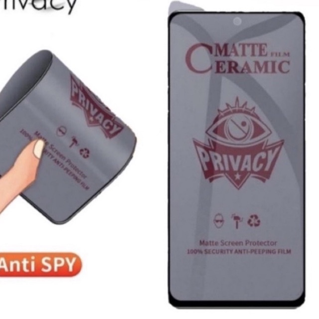 anti spy privacy matte ceramic anti gores realme C33 C31 C35 C30 C10 C1 C2 C3 C11 C12 C15 C17 C20 C21Y C21 C25 C25Y 9 pro 8 pro 7 pro 5 pro 3 pro 2 pro anti minyak fullayar