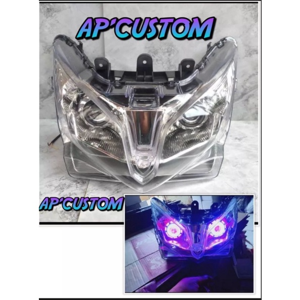 REFLEKTOR VARIO 125 OLD PLUS PROJIE LAMPU DEPAN VARIO 125 OLD PLUS PROJIE
