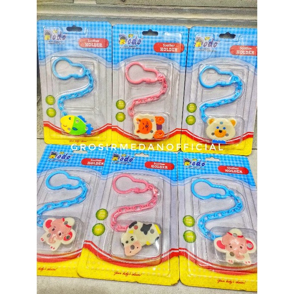 DODO JEPITAN saja EMPENG - DODO SOOTHER HOLDER PACIFIER - RANTAI GANTUNGAN DOT KOMPENG - AGAR EMPENG TIDAK HILANG DAN JATUH