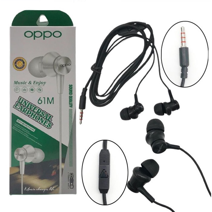 HEADSET - EARPHONE - HANDSFREE OPPO TIPE 61M