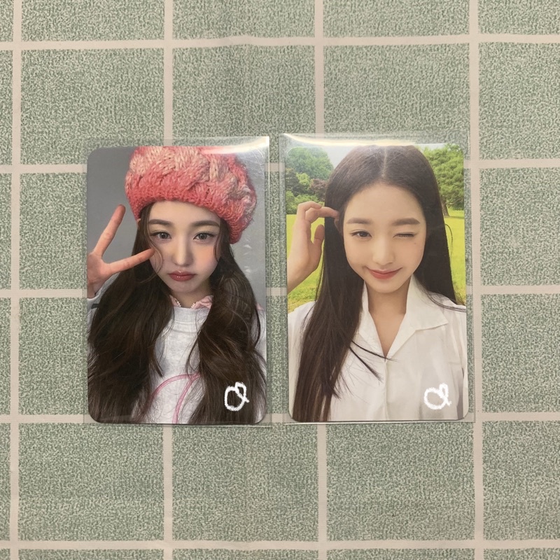 [BACA DESKRIPSI] ive wony wonyoung photocard kirsh baret peach afli after like v3
