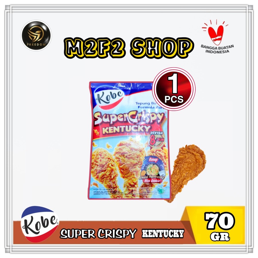 

Kobe Tepung Bumbu Super Crispy Kentucky - 70 gr (Kemasan Satuan)