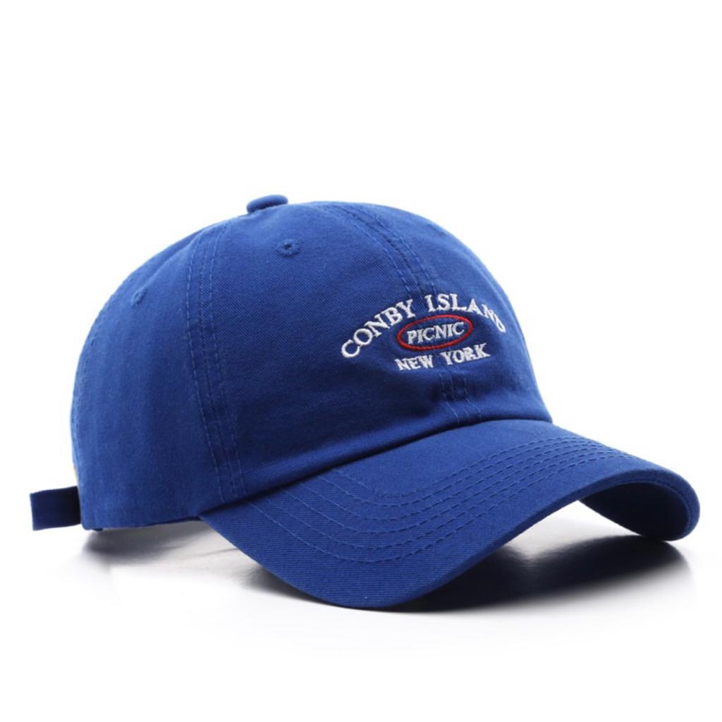 Turun Harga Topi Pria Wanita Baseball Conby Island  Bordir Gaya Kekinian Bisa COD