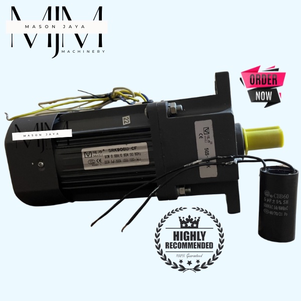 Oriental Motor Gear Head 5RK90GU-CF AC 220V 90W