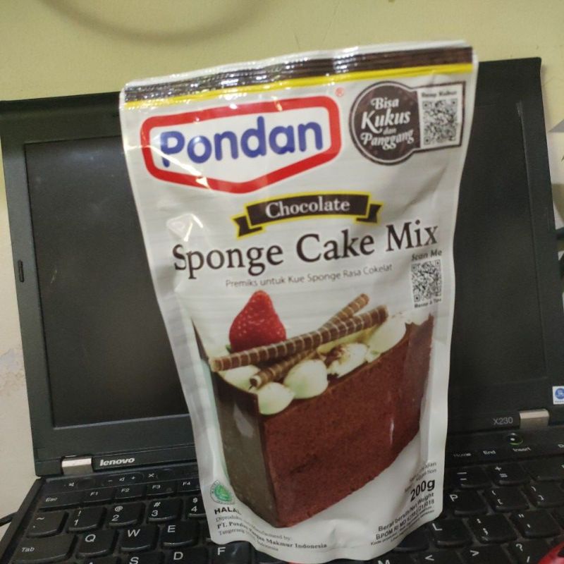 

Pondan Sponge Cake Mix Coklat 200gr