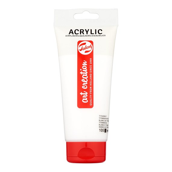 

Talens Art Creation Acrylic Colour 200ml - Titanium White (105)