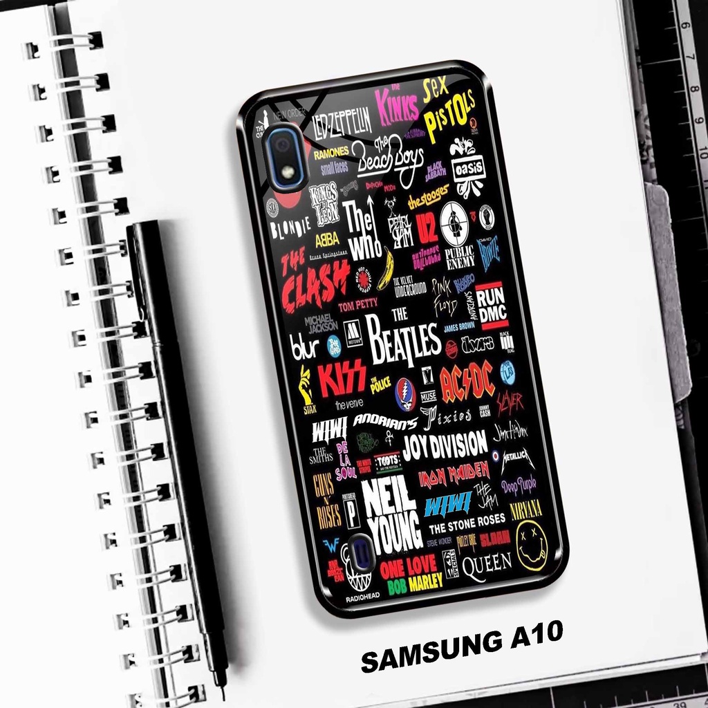Case Samsung A10 - Case Kaca Samsung A10 - MOTIF AEST STIKER - [ UC-2] - Case Samsung A10 TERBARU - 
