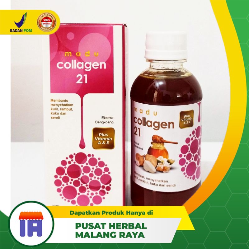 

MADU COLLAGEN 21 KOLAGEN MADU ANTI AGING MENGENCANGKAN KULIT MENGHALUSKAN Kulit Mencegah Penuaan Dini Herbal Isi 280 Gr