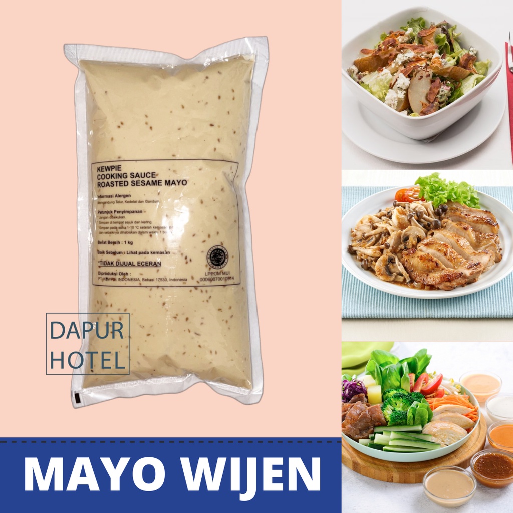 Jual Kewpie Mayonaise wijen sangrai 1 Kg Mayonaise cooking sauce