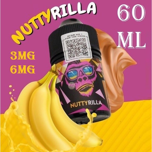 LIQUID 60ML NUTTYRILLA PEANUT BUTTER CHOCOLATE