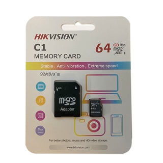 Hikvision Memory Card Hp Microsdhc™/class 10 And Uhs-i / Tlc Kartu Memori Card Hp16gb/32gb/64gb/128gb C1 Series