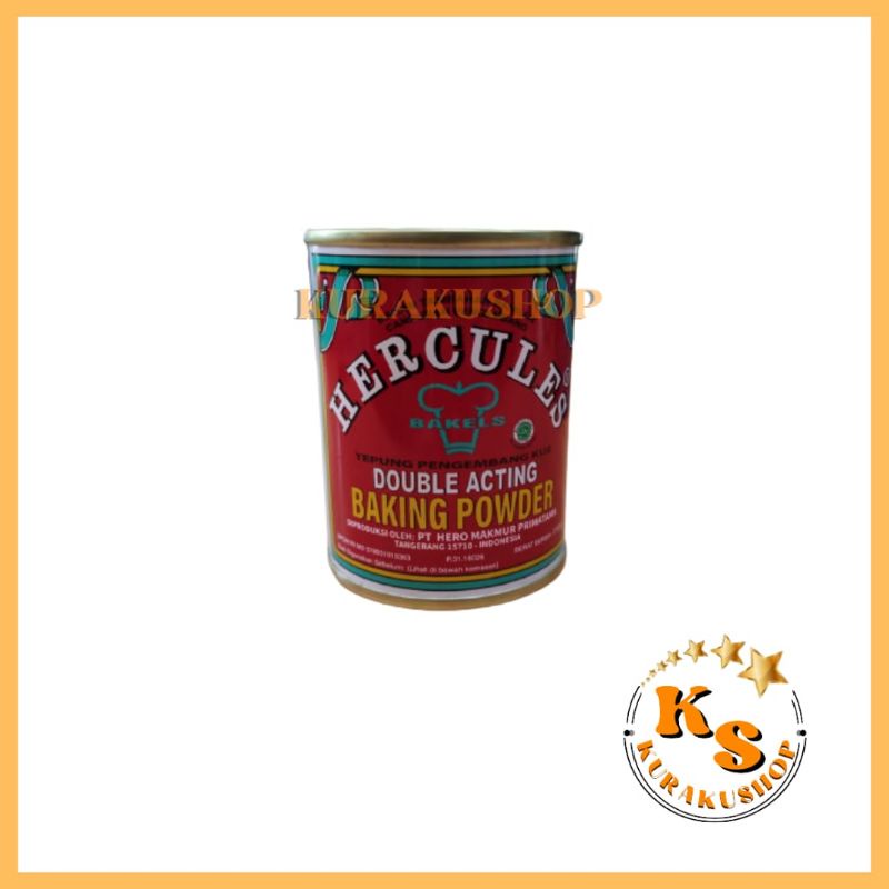 

HERCULES DOUBLE ACTING BAKING POWDER KECIL 110 GRAM