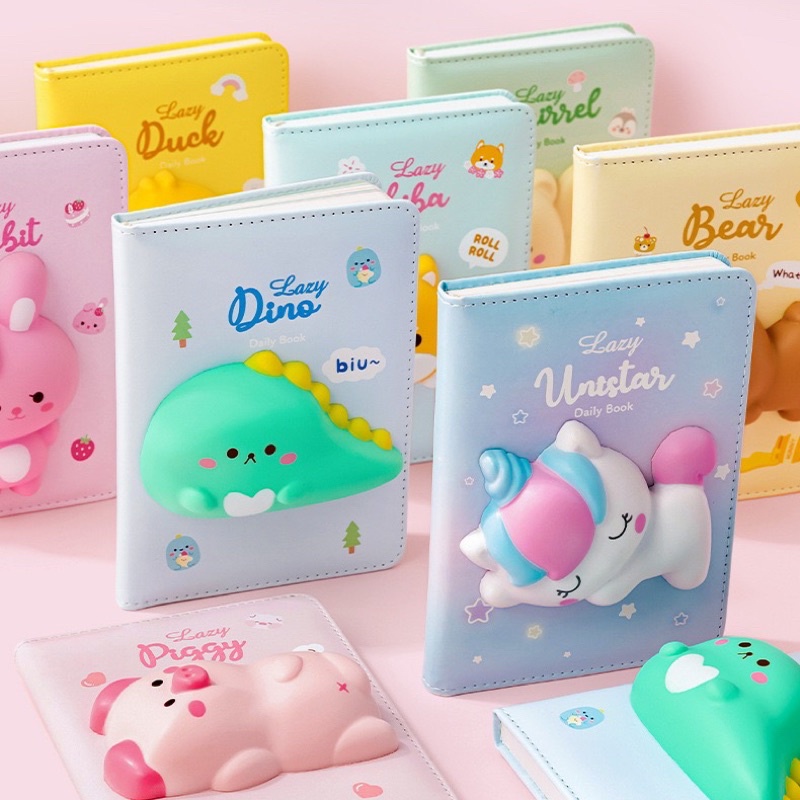 

Notebook 3D Squishy | Buku Diary Cute Squishy Size Small