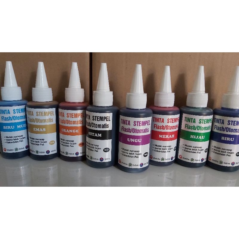 

RK Refil TINTA STEMPEL FLASH UK 100ML ALL WARNA