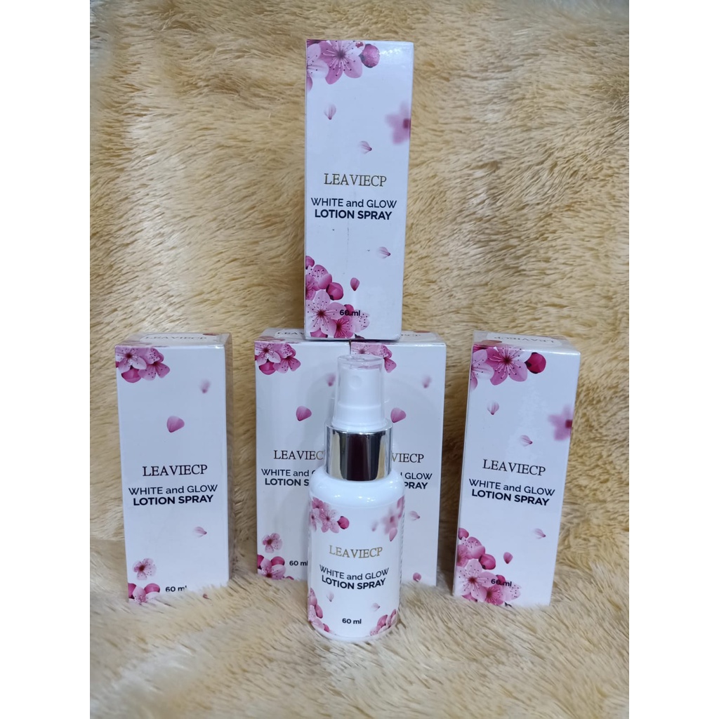 LEAVIECP WHITE &amp; GLOW LOTION SPRAY 60ML ~ ORIGINAL 100%