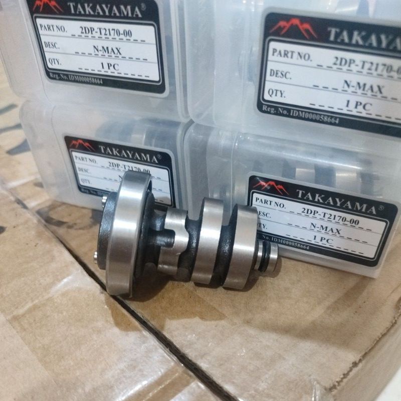 camshaft noken as 2DP nmax, aerox, lexi Takayama TKYM