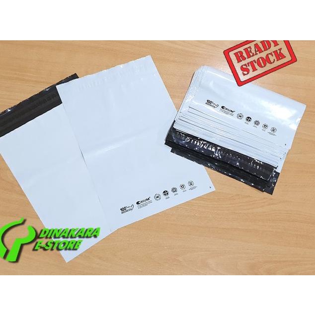 

Polymailer ramah lingkungan 25x35+5 - Putih premium (isi +/- 100 pcs)