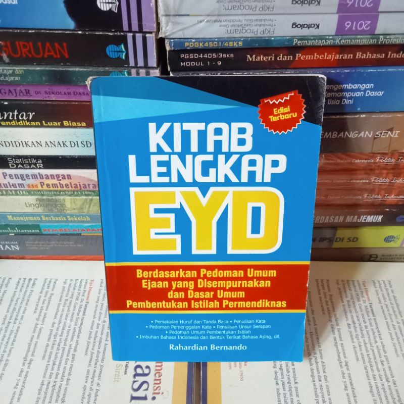BUKU KITAB LENGKAP EYD EDISI TERBARU