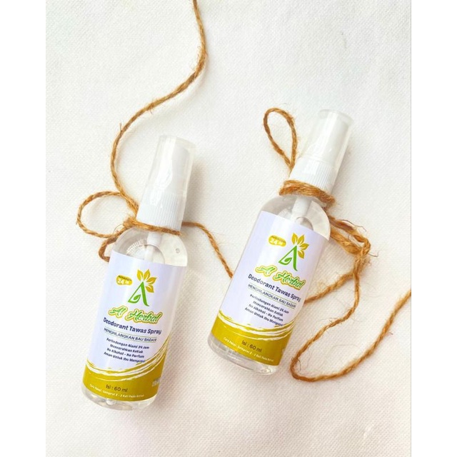 DEODORANT TAWAS SPRAY MURNI 100% AL HERBAL
