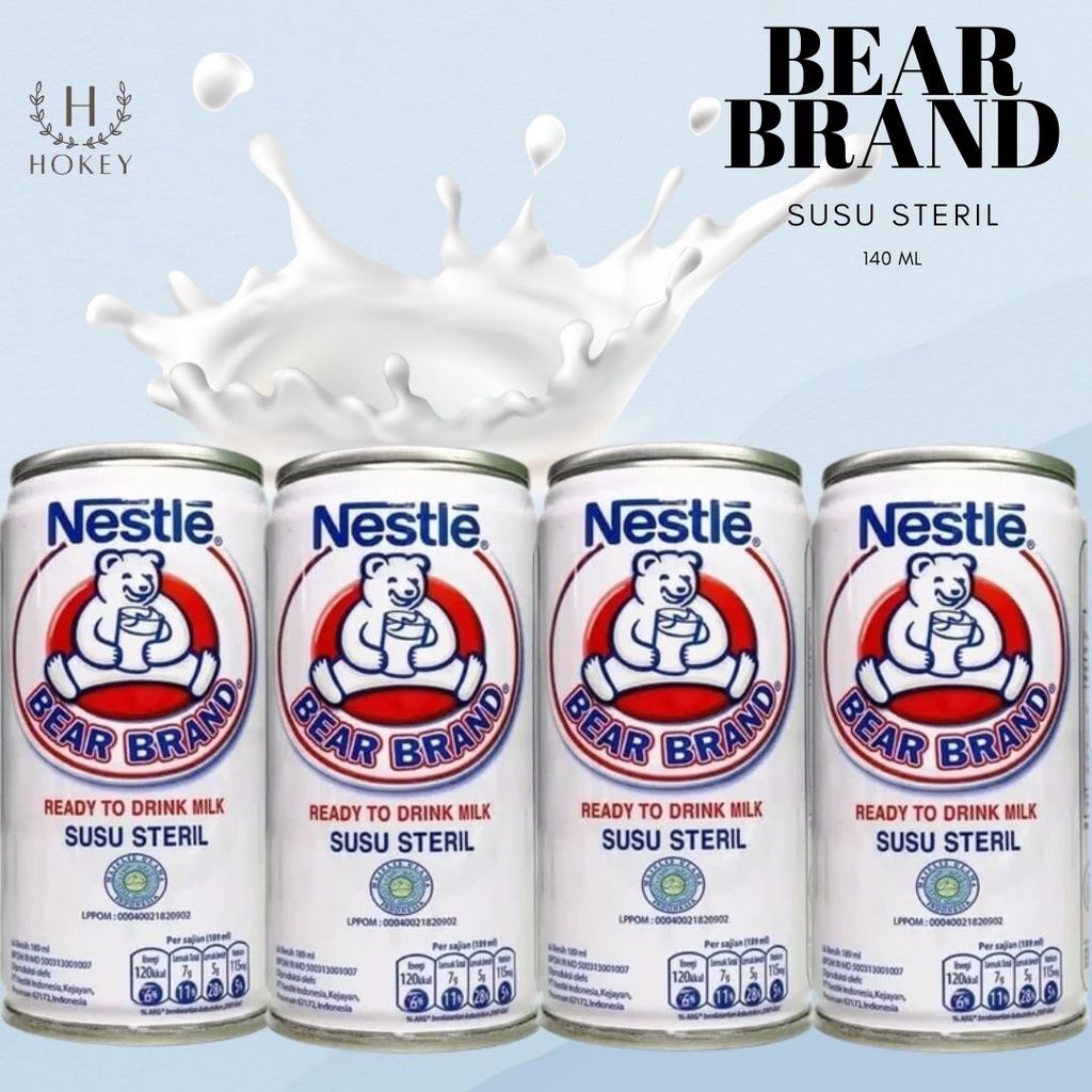 Minuman Susu Kaleng Bear Brand 189ml